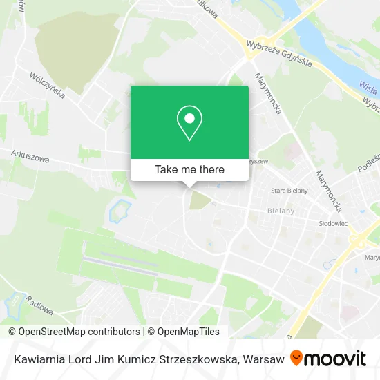 Карта Kawiarnia Lord Jim Kumicz Strzeszkowska