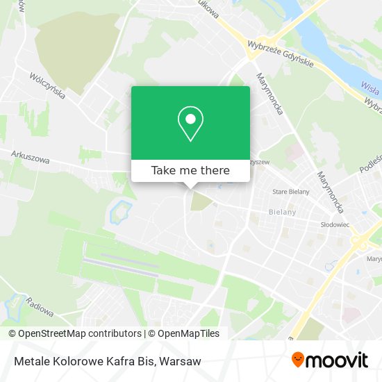 Metale Kolorowe Kafra Bis map