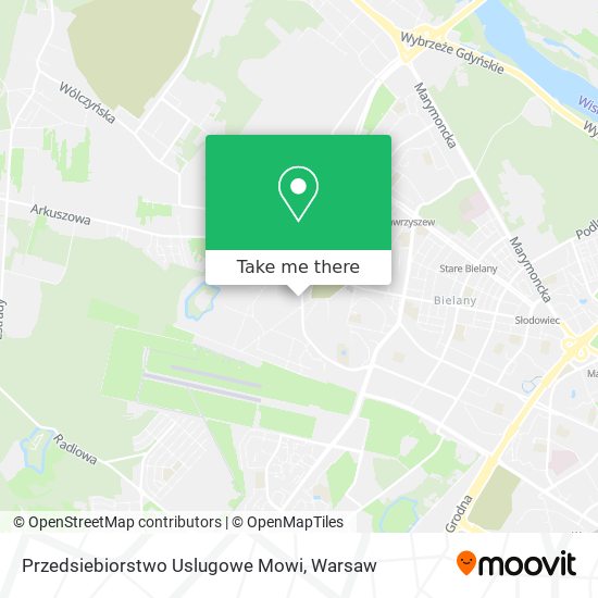 Przedsiebiorstwo Uslugowe Mowi map