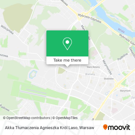 Akka Tłumaczenia Agnieszka Król Laso map