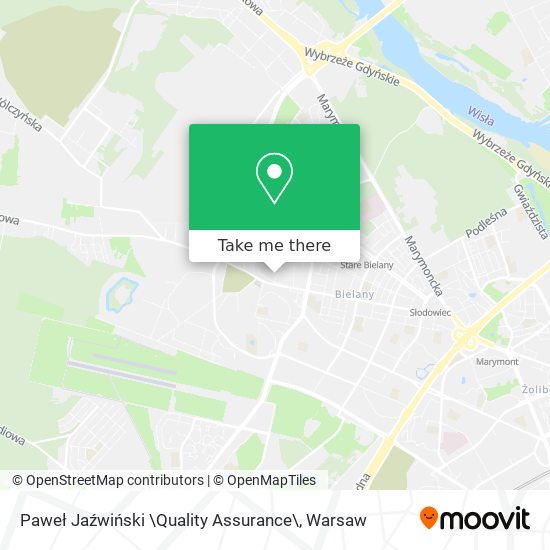 Paweł Jaźwiński \Quality Assurance\ map