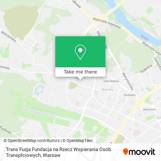 Trans Fuzja Fundacja na Rzecz Wspierania Osób Transpłciowych map