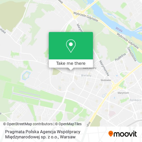 Pragmata Polska Agencja Współpracy Międzynarodowej sp. z o.o. map