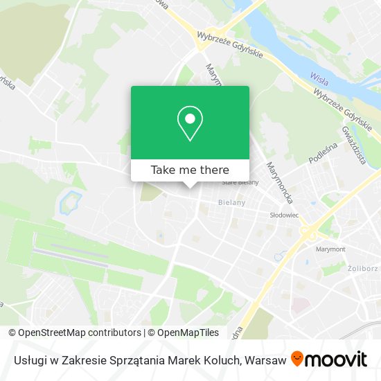 Usługi w Zakresie Sprzątania Marek Koluch map