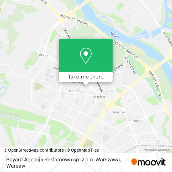 Карта Bayard Agencja Reklamowa sp. z o.o. Warszawa