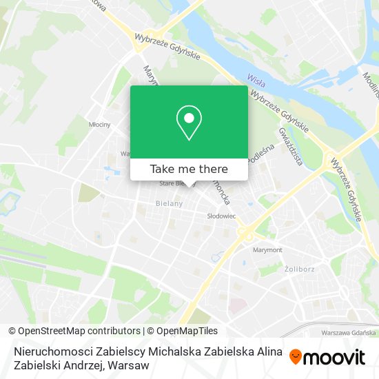 Nieruchomosci Zabielscy Michalska Zabielska Alina Zabielski Andrzej map