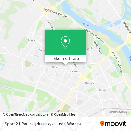 Sport 21 Paula Jędrzejczyk-Huras map