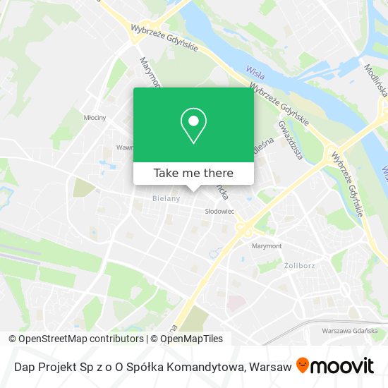 Dap Projekt Sp z o O Spółka Komandytowa map