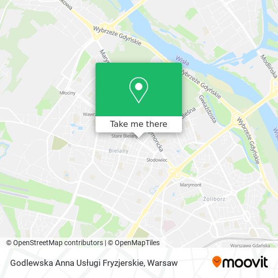 Godlewska Anna Usługi Fryzjerskie map