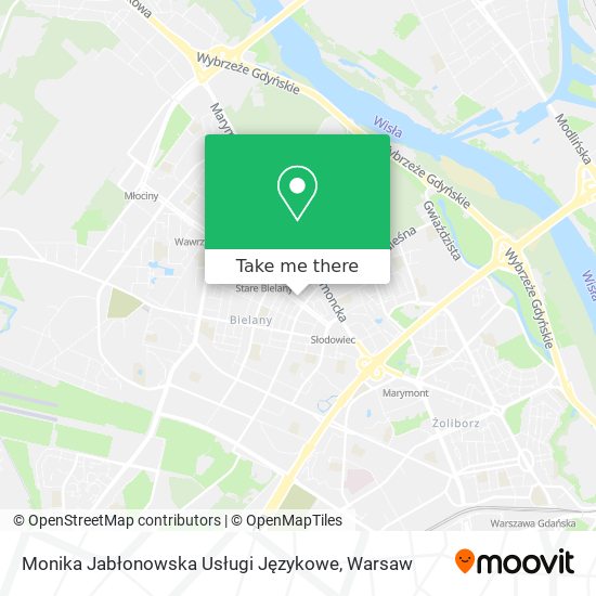 Monika Jabłonowska Usługi Językowe map