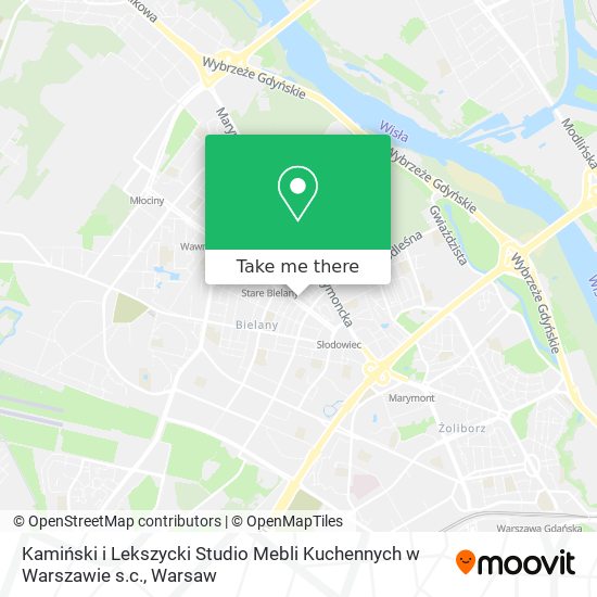 Kamiński i Lekszycki Studio Mebli Kuchennych w Warszawie s.c. map