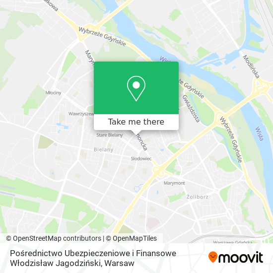 Pośrednictwo Ubezpieczeniowe i Finansowe Włodzisław Jagodziński map