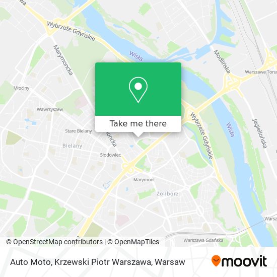 Карта Auto Moto, Krzewski Piotr Warszawa