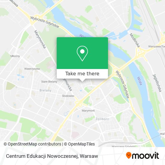 Centrum Edukacji Nowoczesnej map