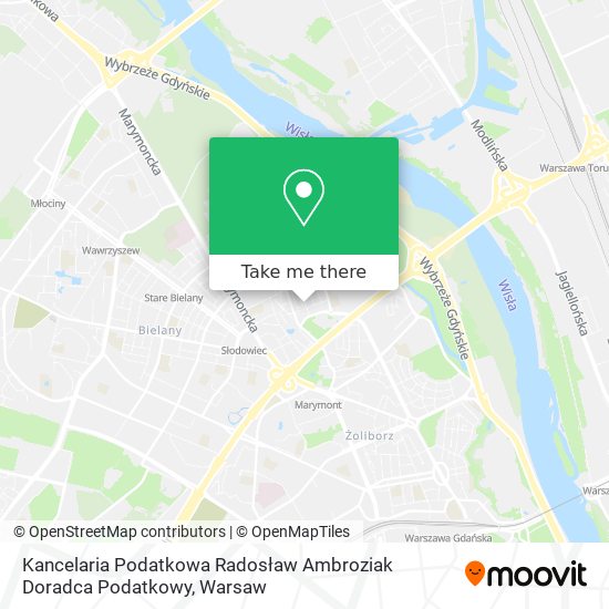 Kancelaria Podatkowa Radosław Ambroziak Doradca Podatkowy map