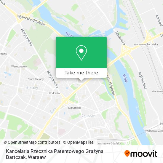 Карта Kancelaria Rzecznika Patentowego Grażyna Bartczak