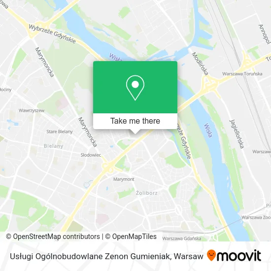 Карта Usługi Ogólnobudowlane Zenon Gumieniak
