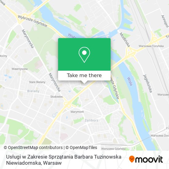 Usługi w Zakresie Sprzątania Barbara Tuzinowska Niewiadomska map