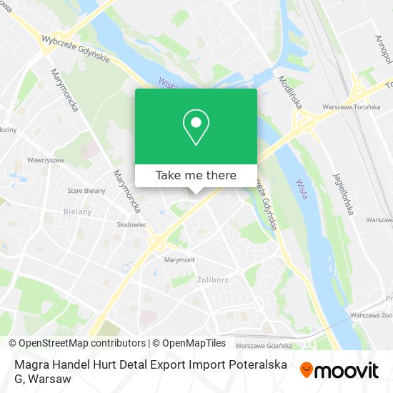 Magra Handel Hurt Detal Export Import Poteralska G map