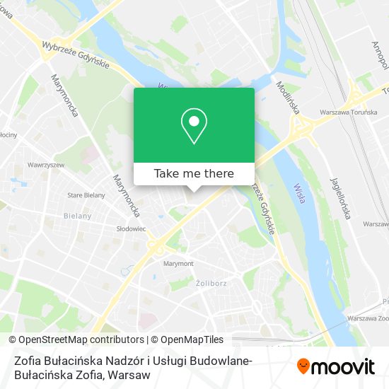 Zofia Bułacińska Nadzór i Usługi Budowlane-Bułacińska Zofia map