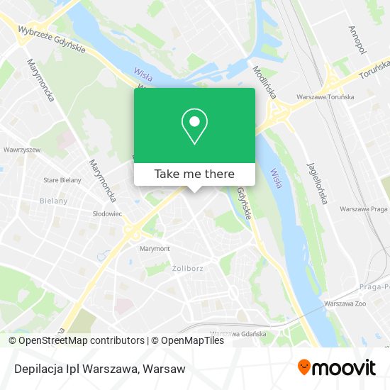 Depilacja Ipl Warszawa map