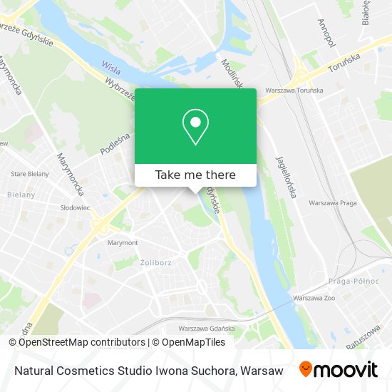 Natural Cosmetics Studio Iwona Suchora map