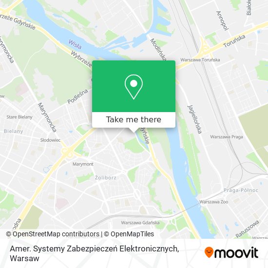 Amer. Systemy Zabezpieczeń Elektronicznych map