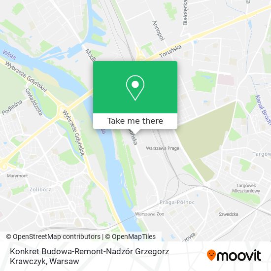 Konkret Budowa-Remont-Nadzór Grzegorz Krawczyk map