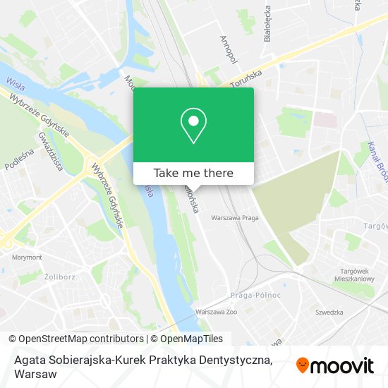 Agata Sobierajska-Kurek Praktyka Dentystyczna map