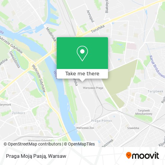 Карта Praga Moją Pasją