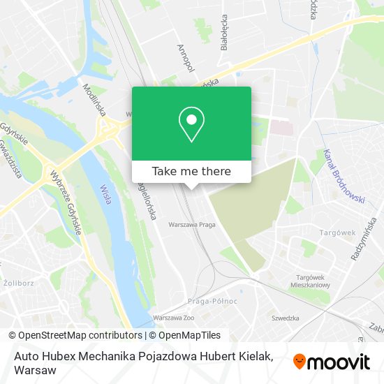 Auto Hubex Mechanika Pojazdowa Hubert Kielak map