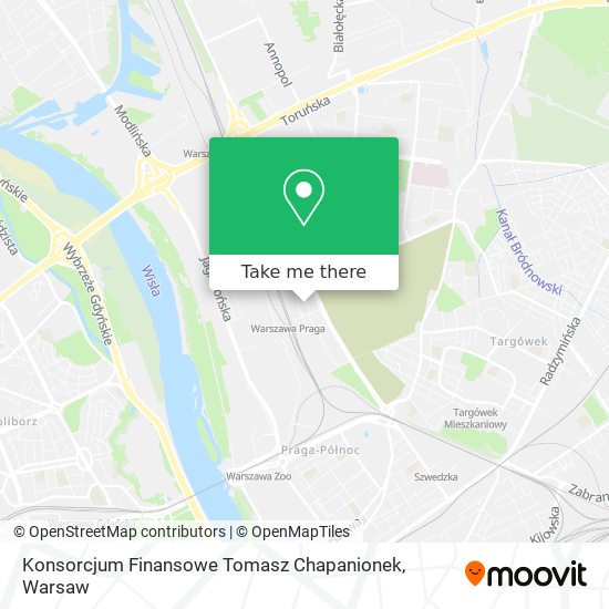 Konsorcjum Finansowe Tomasz Chapanionek map