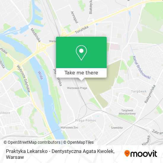 Praktyka Lekarsko - Dentystyczna Agata Kwolek map