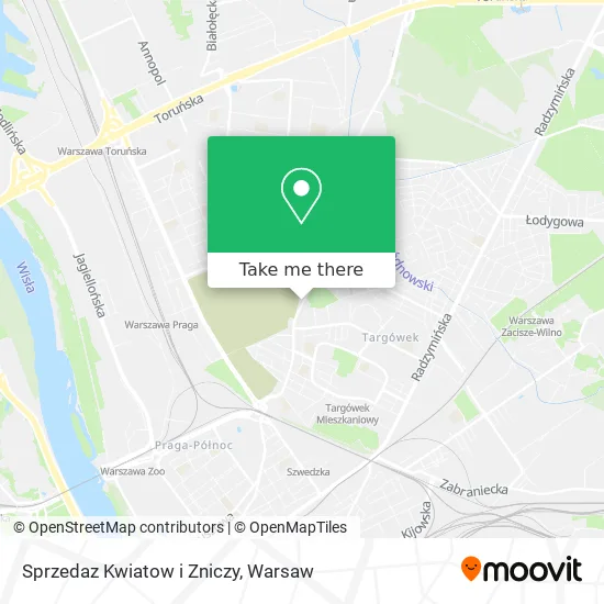 Карта Sprzedaz Kwiatow i Zniczy