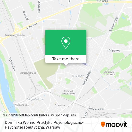 Dominika Wernio Praktyka Psychologiczno-Psychoterapeutyczna map