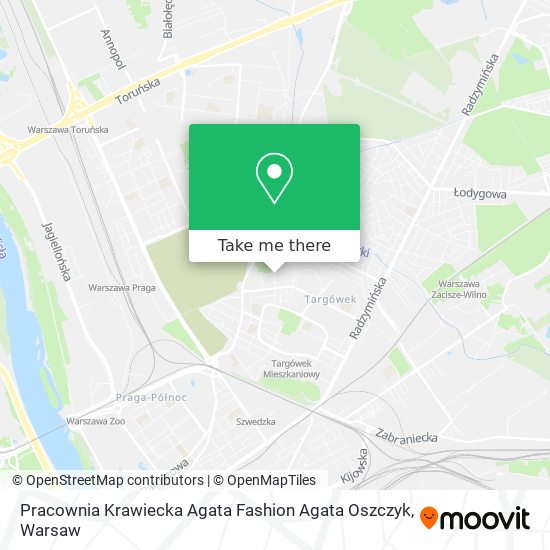 Карта Pracownia Krawiecka Agata Fashion Agata Oszczyk