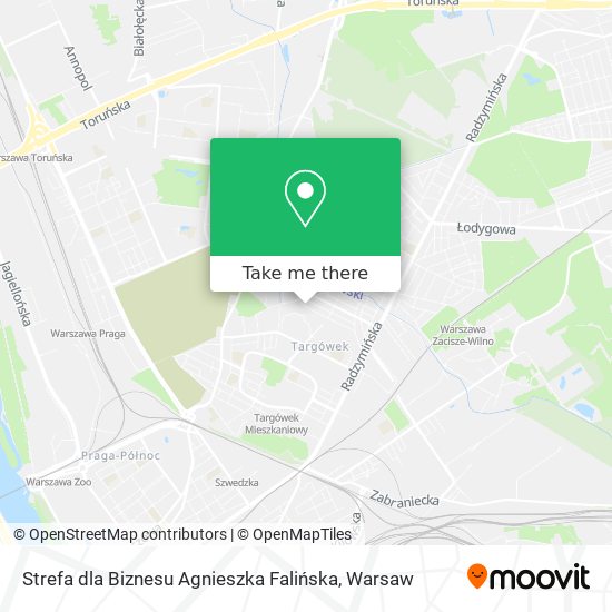 Strefa dla Biznesu Agnieszka Falińska map