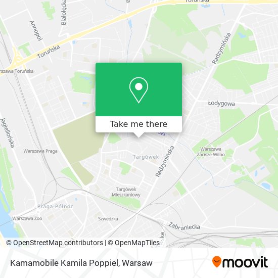 Kamamobile Kamila Poppiel map