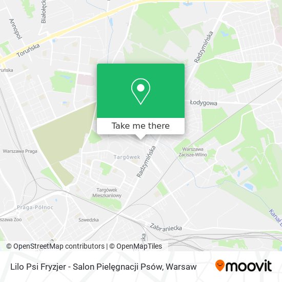 Lilo Psi Fryzjer - Salon Pielęgnacji Psów map