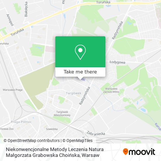 Niekonwencjonalne Metody Leczenia Natura Małgorzata Grabowska Choińska map