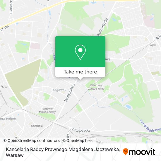 Kancelaria Radcy Prawnego Magdalena Jaczewska map