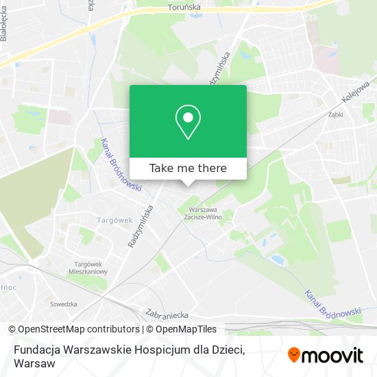 Fundacja Warszawskie Hospicjum dla Dzieci map