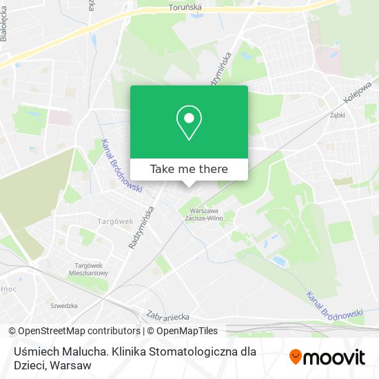 Uśmiech Malucha. Klinika Stomatologiczna dla Dzieci map