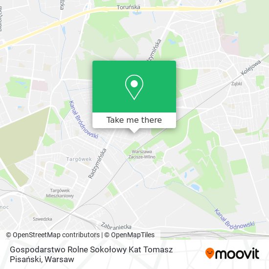 Gospodarstwo Rolne Sokołowy Kat Tomasz Pisański map