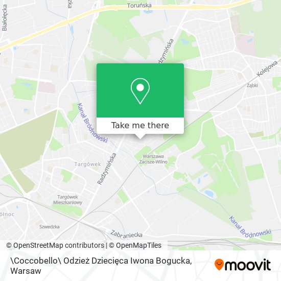 \Coccobello\ Odzież Dziecięca Iwona Bogucka map