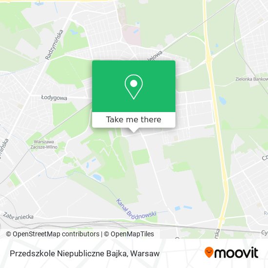 Карта Przedszkole Niepubliczne Bajka