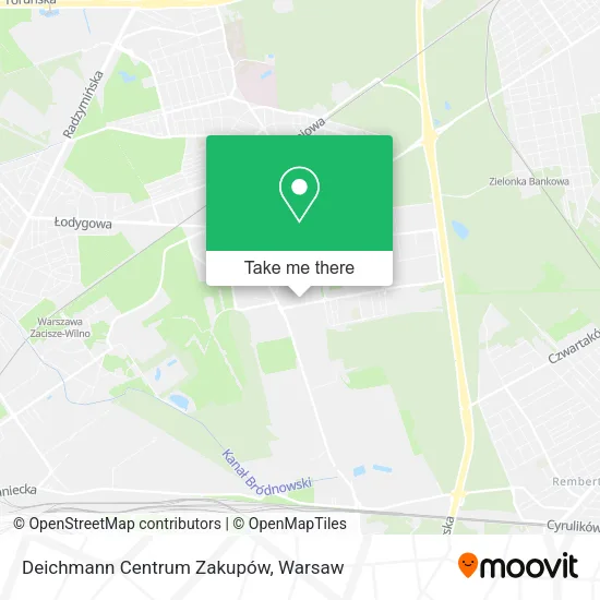 Deichmann Centrum Zakupów map