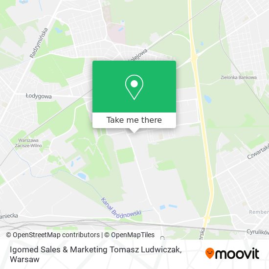 Igomed Sales & Marketing Tomasz Ludwiczak map