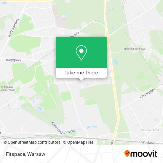 Fitspace map