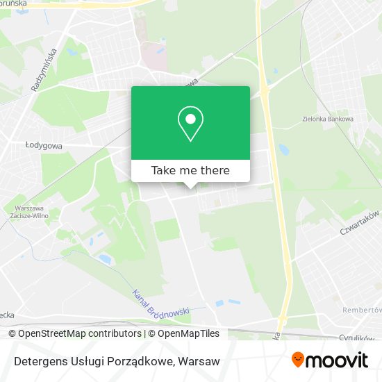 Detergens Usługi Porządkowe map